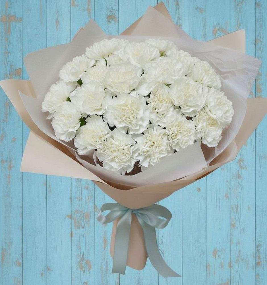 Букет цветов из: Гвоздики в Исаково