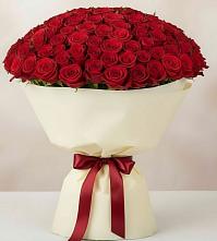 Букет 101 Красная роза Милано #REPLACE_PRED# Исаково