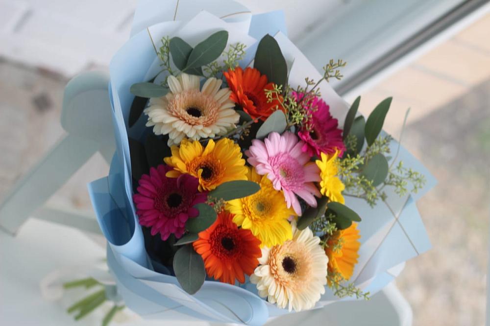 Букет цветов из: Герберы в Исаково