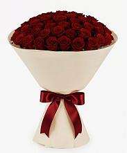 Букет 101 Бордовая роза Блэк Бакарра в Исаково