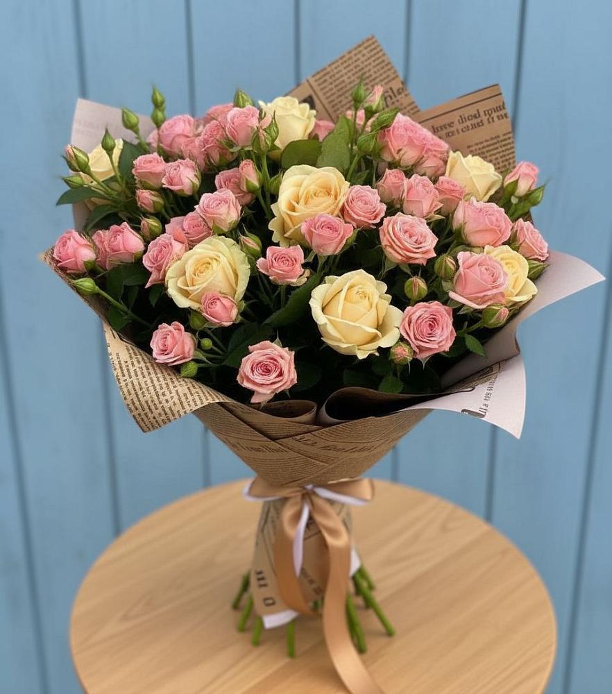 Букет цветов из: Розы в Исаково