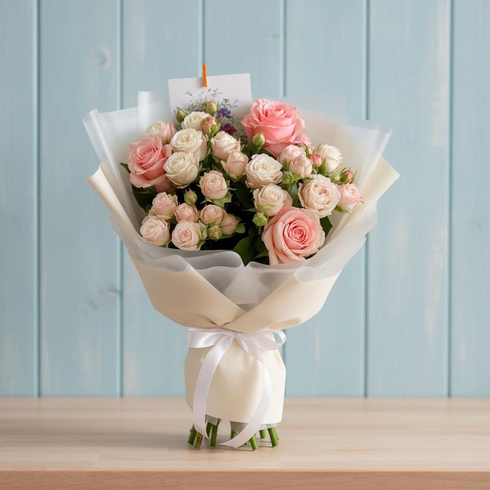 Букет цветов из: Розы в Исаково