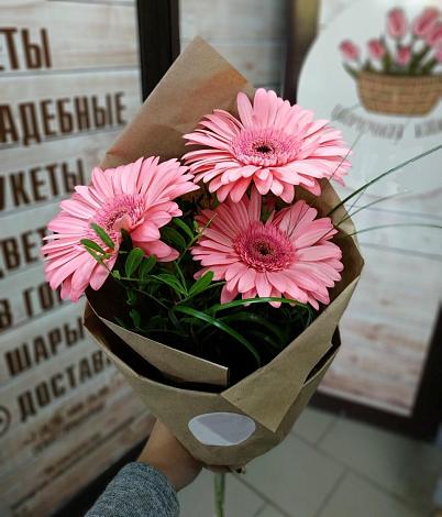 Букет цветов из: Герберы в Исаково