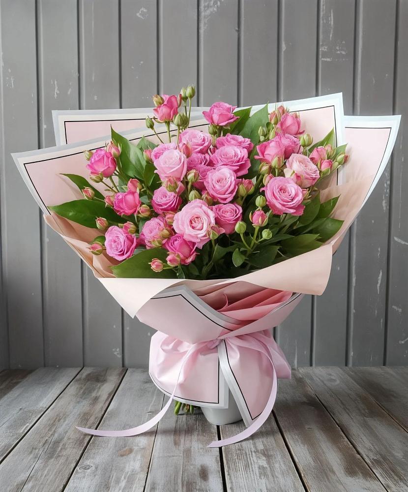 Букет Розовый кустик в Исаково