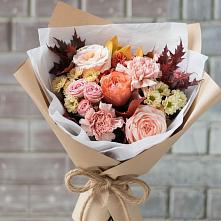 Букет цветов из:  Гвоздики, Хризантемы и Розы #REPLACE_PRED# Исаково