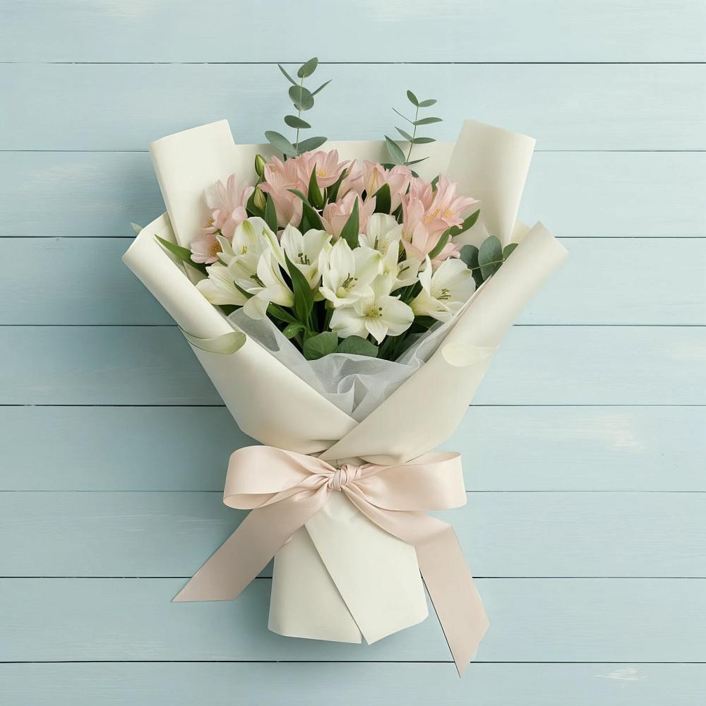 Букет цветов из: Альстромерии в Исаково