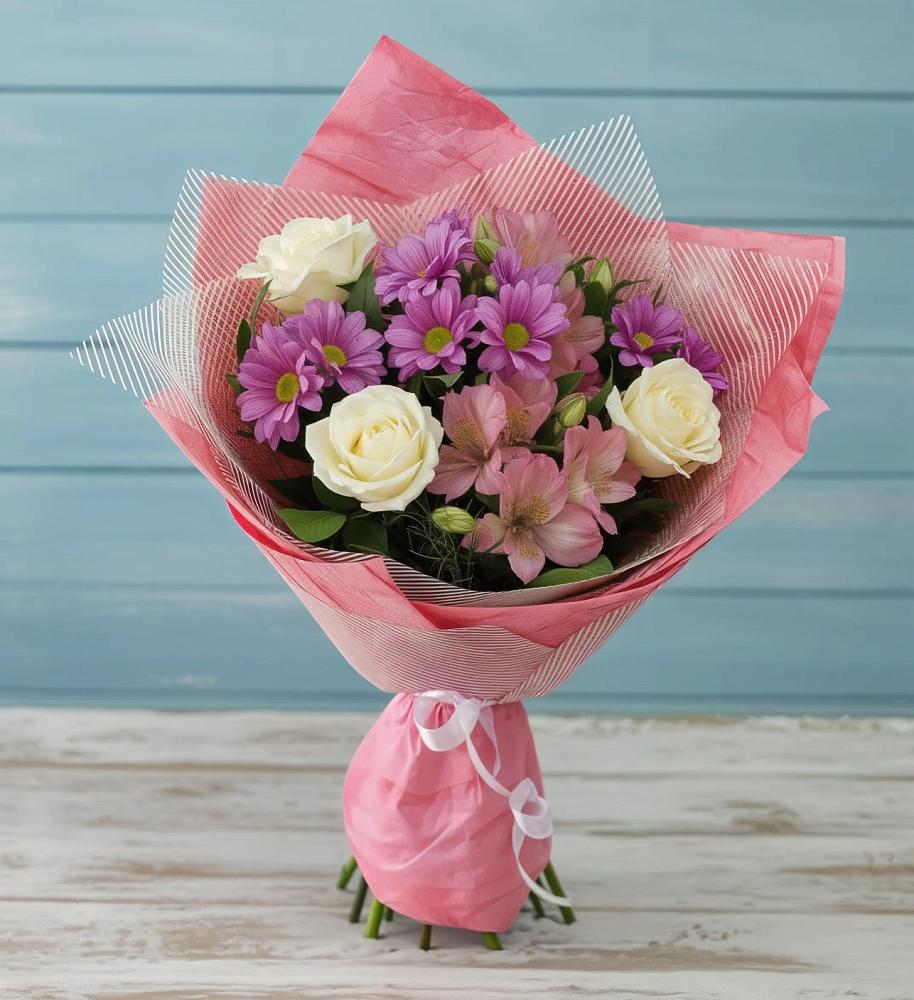 Букет цветов из: Герберы в Исаково