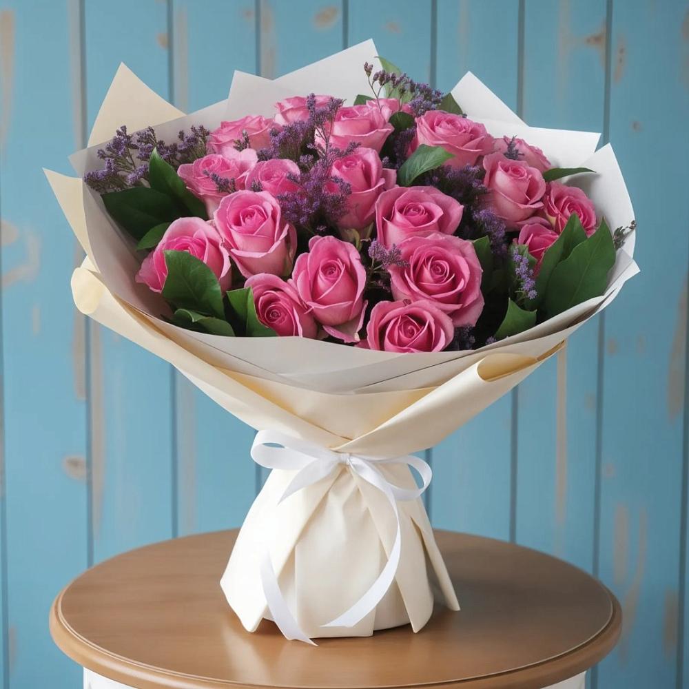 Букет цветов из: Розы в Исаково