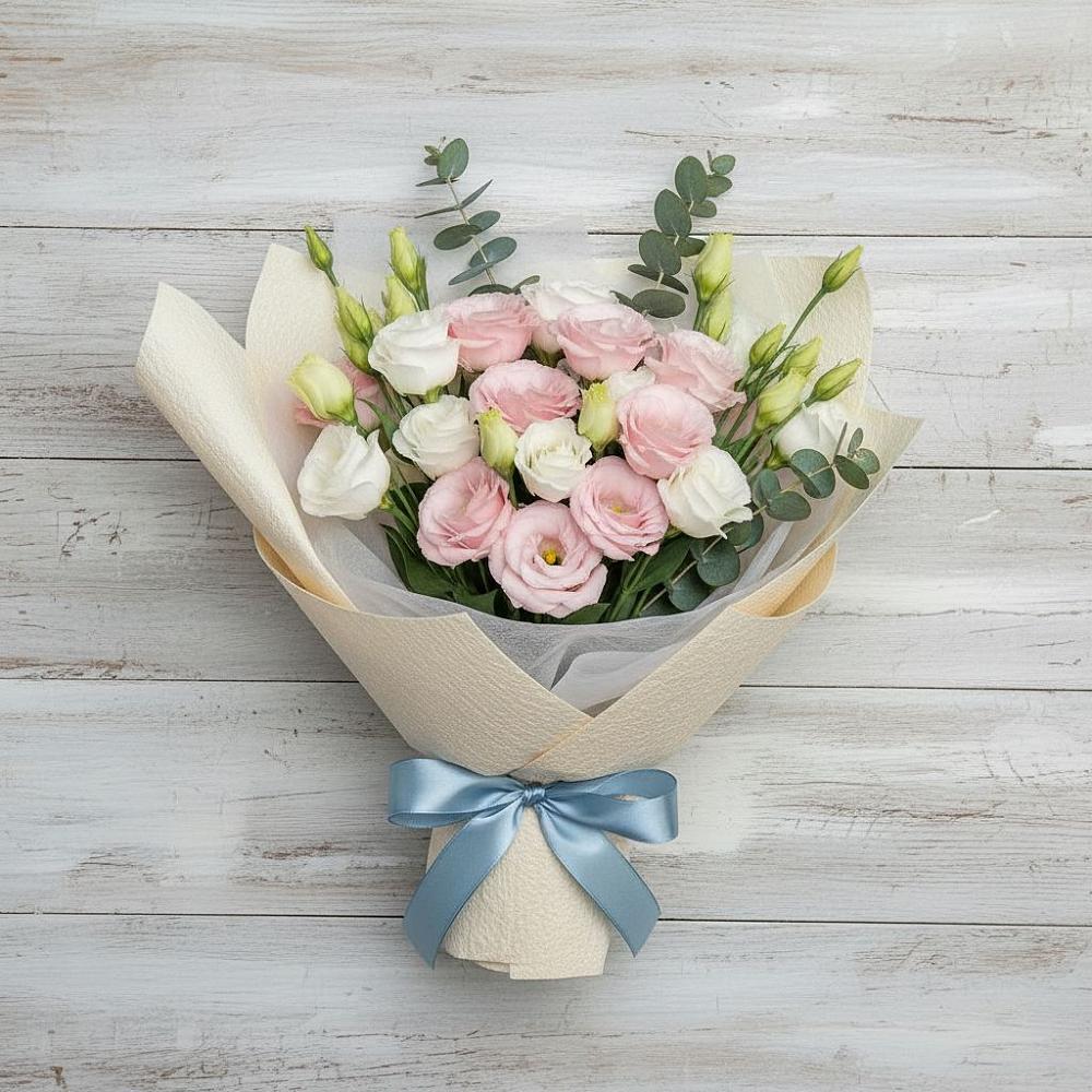 Букет цветов из: Лизиантусы в Исаково